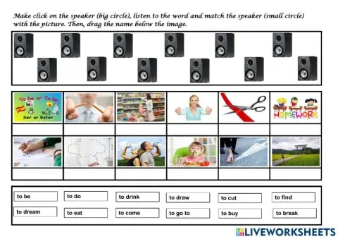 Irregular verbs (match)