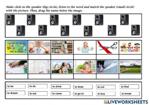 Irregular verbs (match)