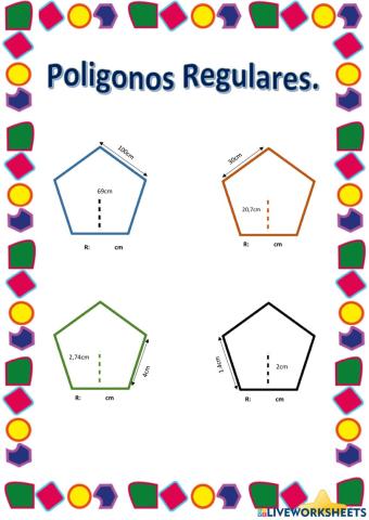 Area de polígonos regulares