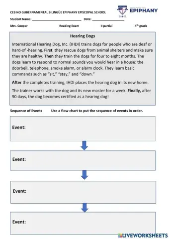 Reading closing test II partial