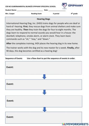 Reading closing test II partial