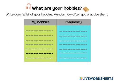 Hobbies
