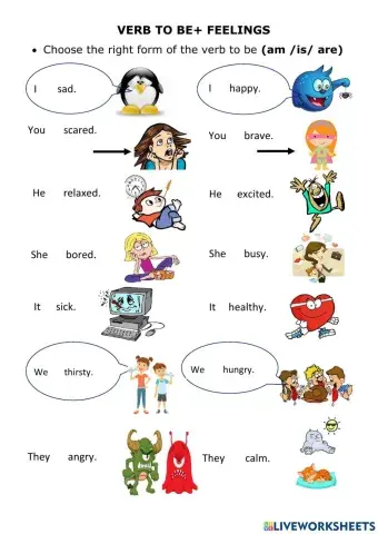 Verb to be - feelings