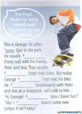 Present simple vs present continuous