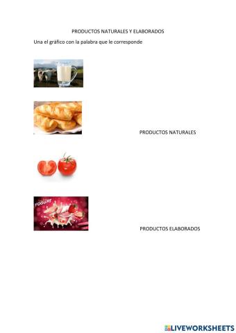 Productos Naturales y elavorados