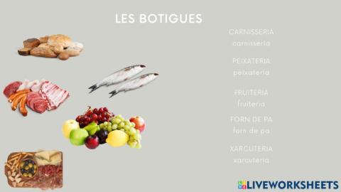 Les botigues del mercat