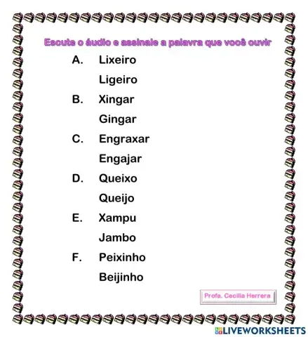 Fonética das letras X J e G