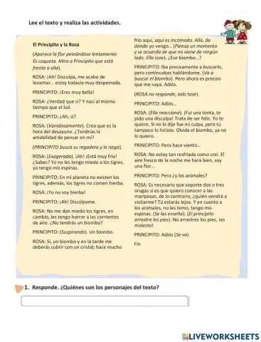 Evaluación Quimestral de Lengua