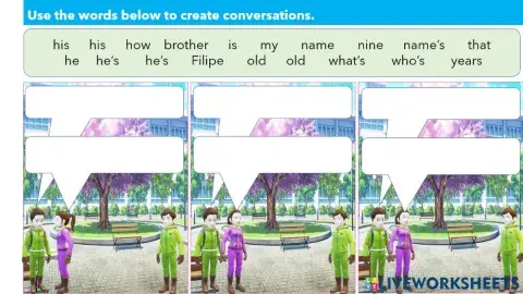 L8 - A20 - Asking about age, Writing, How old is he