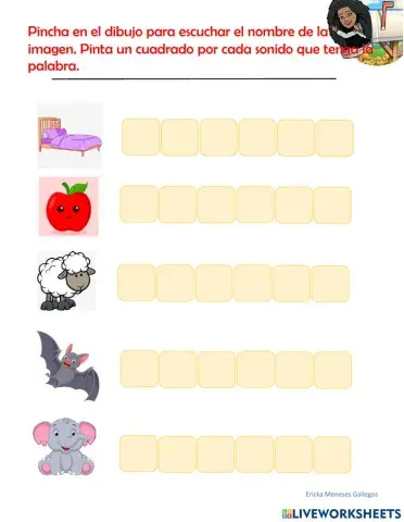 Separación de sílabas