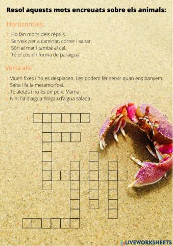 Els animals i l'entorn