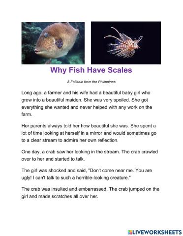 Why fish has scales
