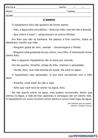 Interpretação de texto