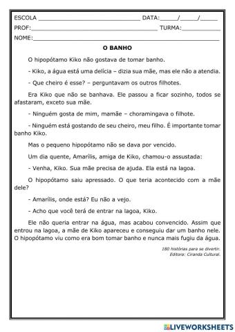 Interpretação de texto