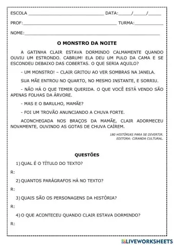 Interpretação de texto
