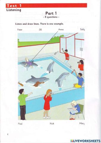 Movers - Test 1 - Book 6 - Listening