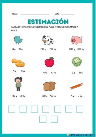 Estimación
