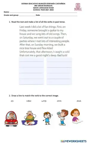 Quick Lamguage 3rd grade