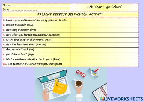 6th - Present Perfect A