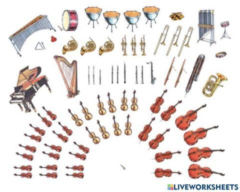 Els instruments de l'orquestra