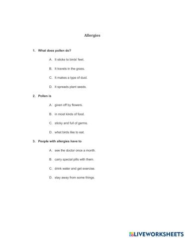 Allergies