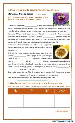 Maracujá, a fruta da paixão