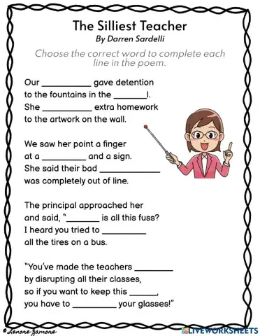 The Silliest Teacher in the School