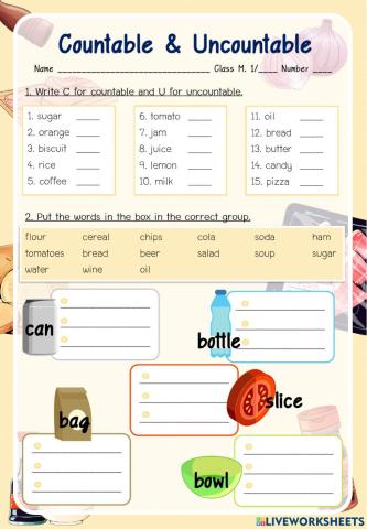 Countable - Uncountable