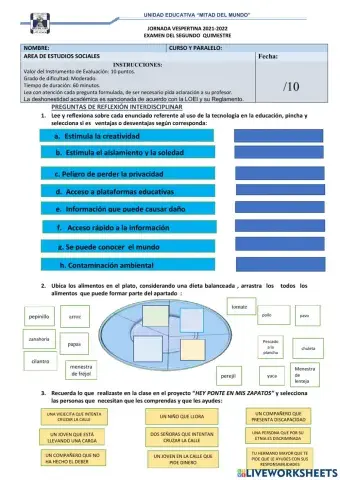 EXAMEN DEL SEGUNDO QUIMESTRE