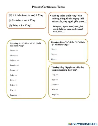 Present continuous tense 1-lia