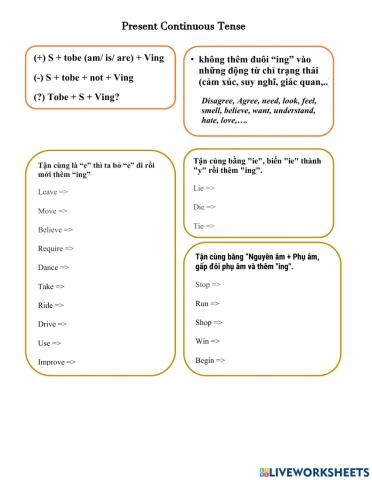 Present continuous tense 1-lia