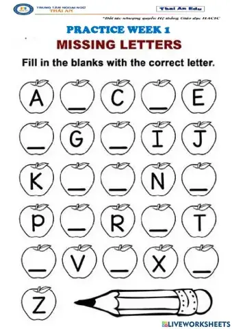 Alphabet practice week 1 (AC)