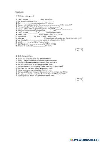 Exit test module 1-5 elementary