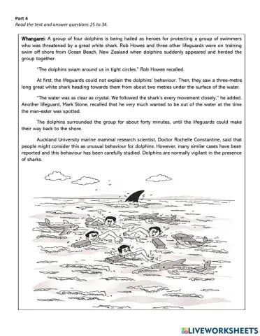 Comprehension Question Activity