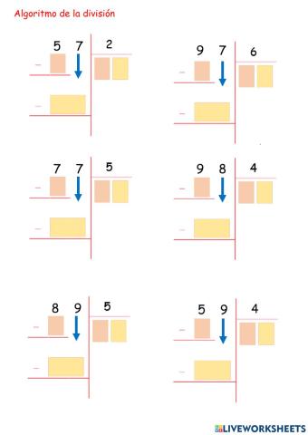 Algoritmo de la división
