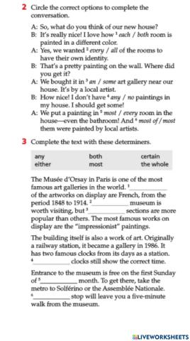 PC 02 - Determiners Practice