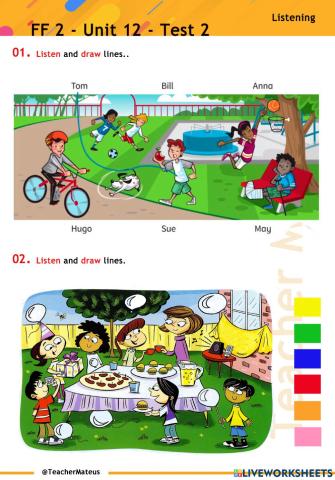 FF 2 - Unit 12 - Test 2 - Listening