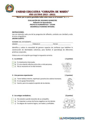 Evaluación DHI