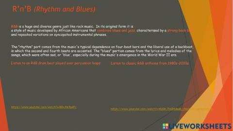 Higher Tech Styles and Genres 3