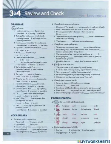 review and check 3-4