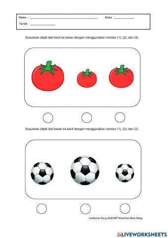 Kemahiran 2: konsep nombor