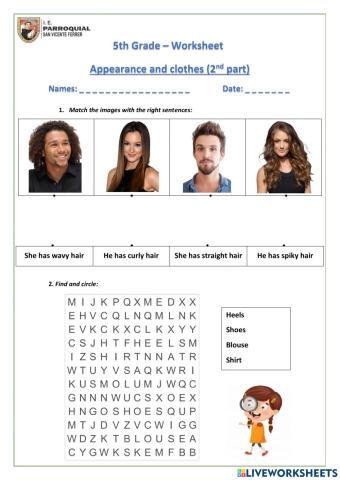 Appearance and clothes