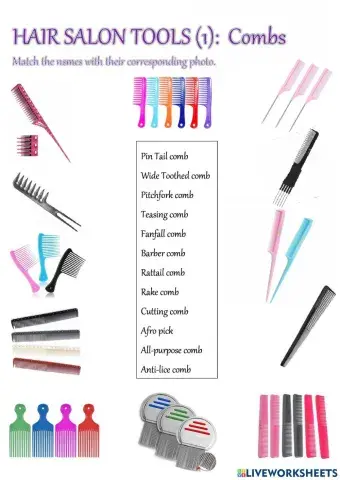 Hair Salon Tools (1): Combs
