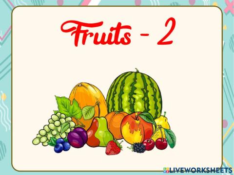 Fruits 2
