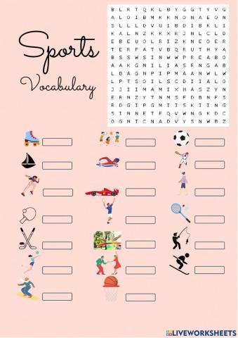 Sports Vocabulary