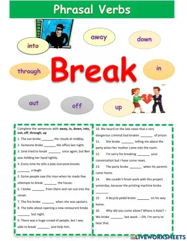 Phrasal Verbs-Break