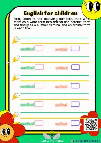 Ordinal and cardinal numbers from 100 to 1000