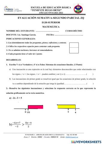 Evaluación quimestral-2q