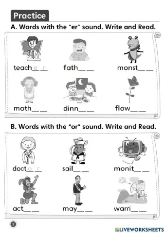 Focus on phonics 7 L1-L3 bossy r