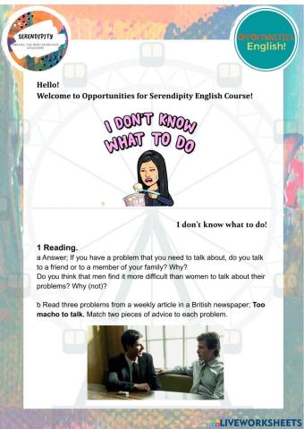 Unit 8A, pre intermediate